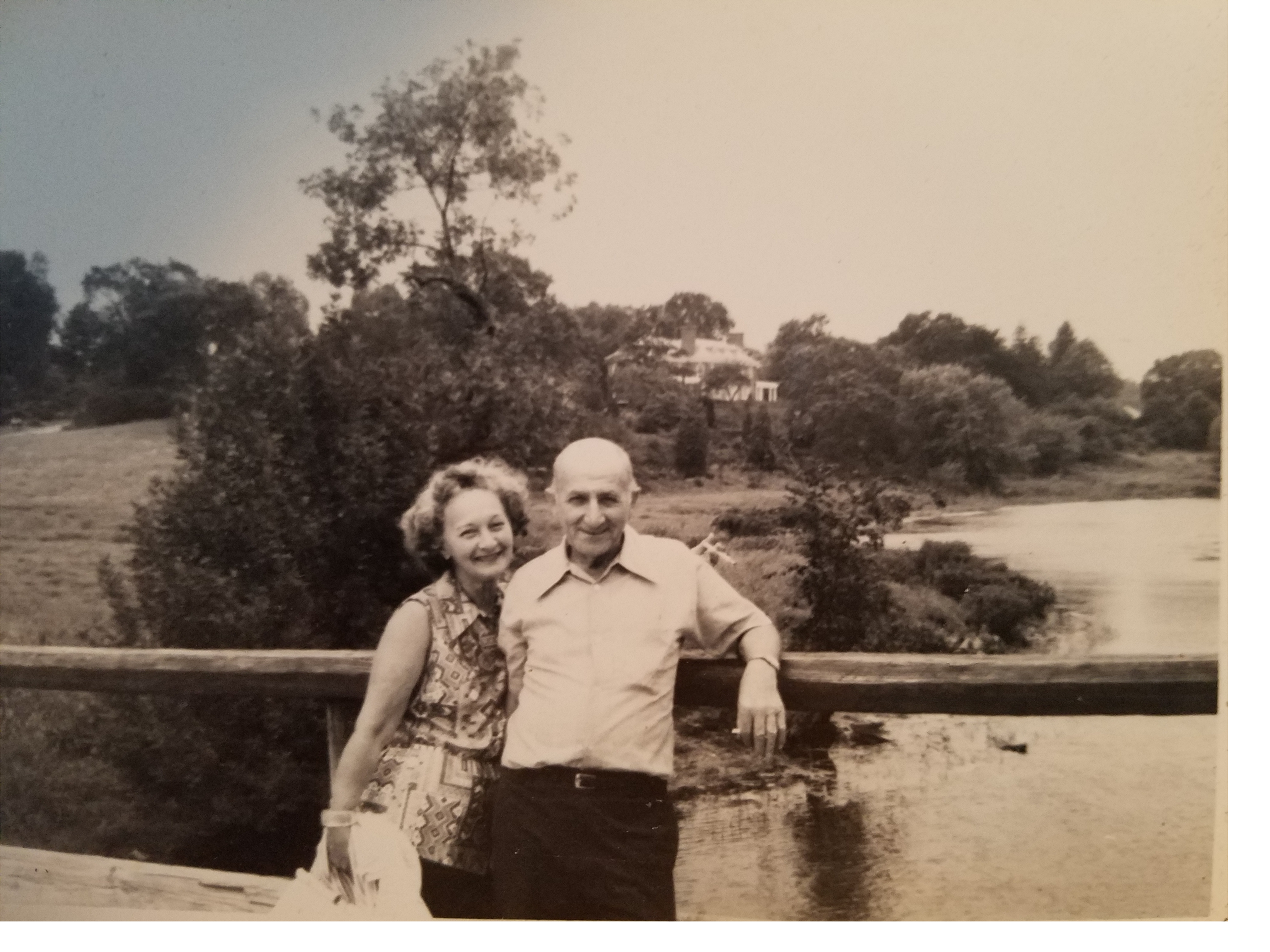 Harold, with partner Grace Cohen post-retirement